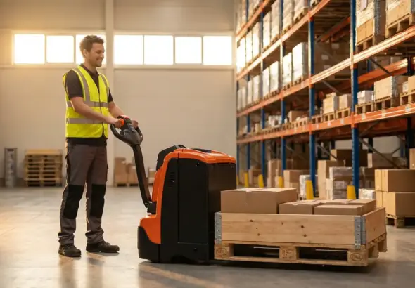 Palleløftere der gør hverdagen lettere