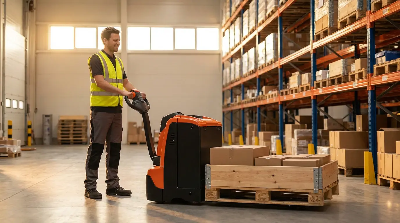 Palleløftere der gør hverdagen lettere